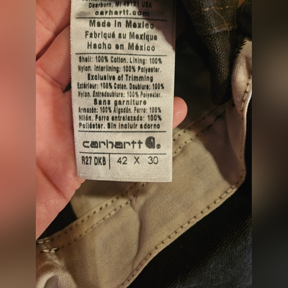 Carhartt insulated bibs - Picture 3 of 4